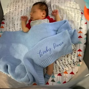 Couverture Personnalisée Bébé Prénom